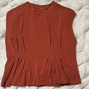 Women's Rust Sleeveless Top